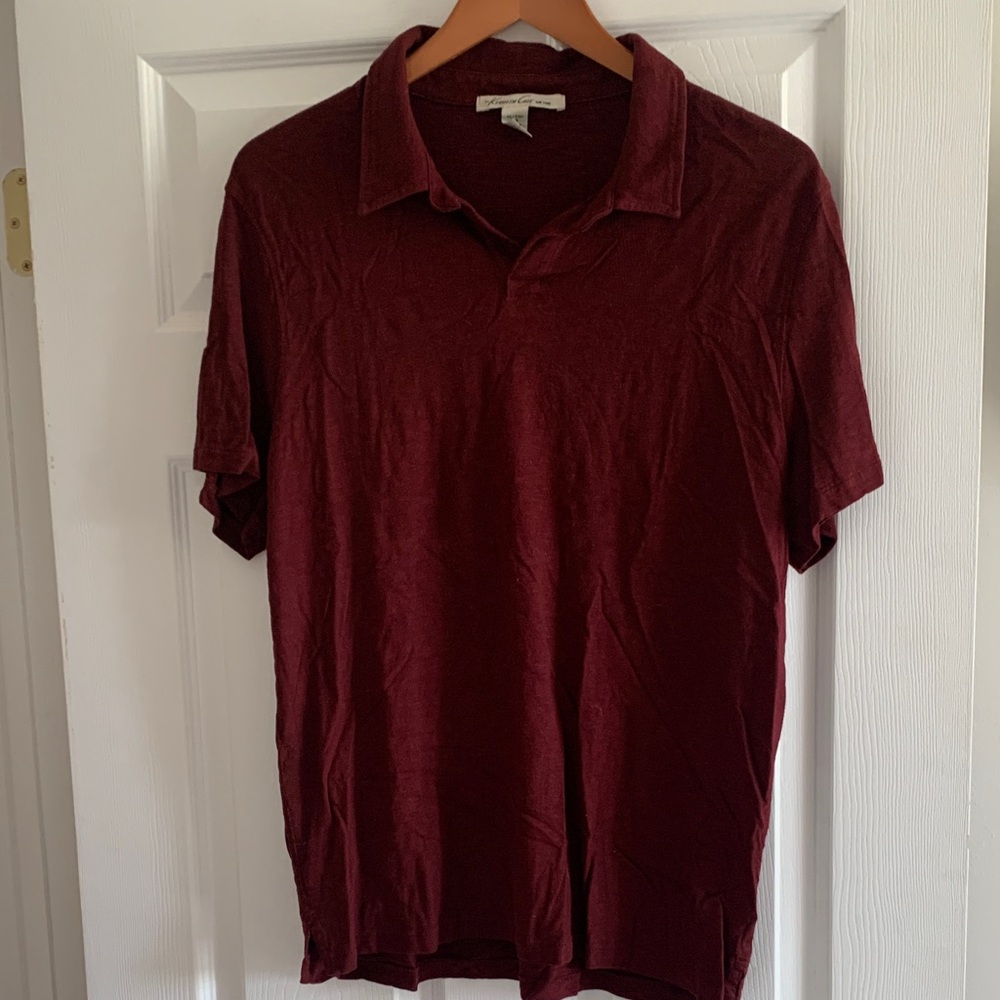 Kenneth Cole New York Maroon Polo Shirt